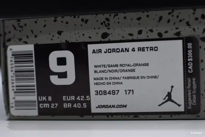 Rep MAX Crimson-Royal 308497-171 Blue Bright 4 White Jordan Air 0522